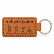 Porte-clés personnalisable rectangulaire