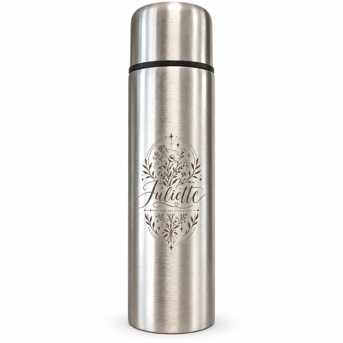 Gourde isotherme personnalisable – Prénom et motif gravés