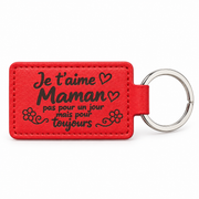 Porte-clés personnalisable rectangulaire