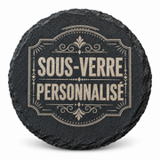 Ardoise personnalisée gravée – Photo ou texte au choix